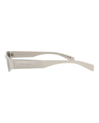 Saint Laurent Saint Laurent Unisex Cat Eye Silver Silver Silver Fashion Designer Eyewear