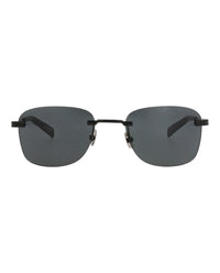 Saint Laurent Saint Laurent Unisex Square/Rectangle Black Black Black Fashion Designer Eyewear