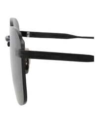 Saint Laurent Saint Laurent Unisex Square/Rectangle Black Black Black Fashion Designer Eyewear