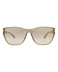 Saint Laurent Saint Laurent Womens Cat Eye Yellow Yellow Brown Fashion Designer Eyewear