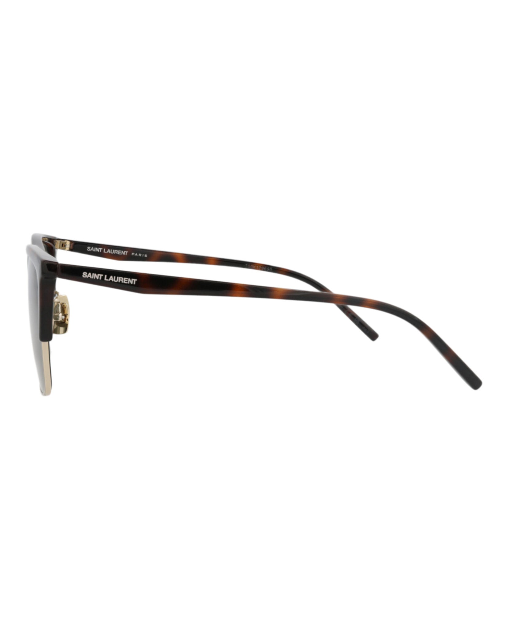 Saint Laurent Saint Laurent Mens Square/Rectangle Havana Havana Grey Fashion Designer Eyewear