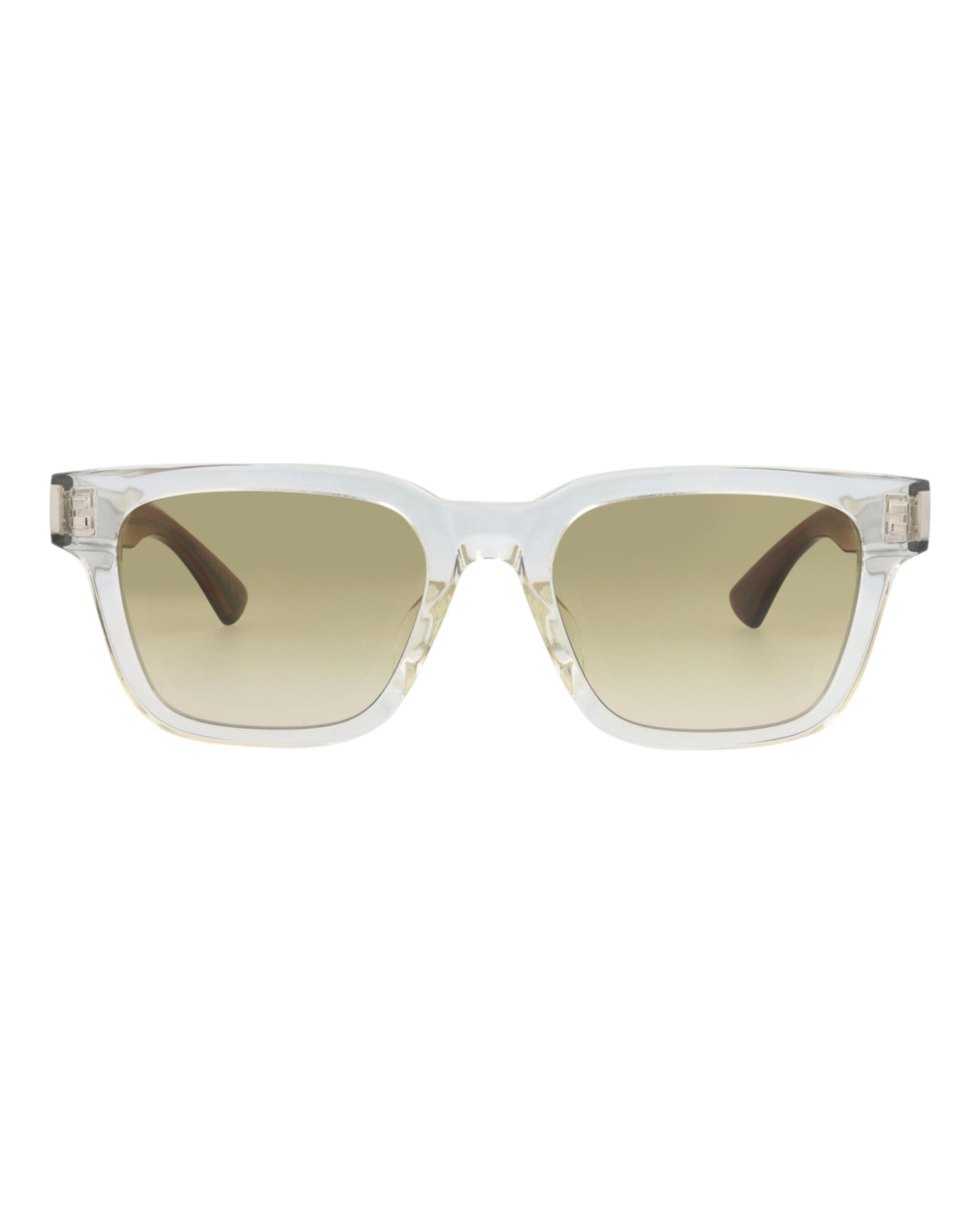 Saint Laurent Saint Laurent Unisex Square/Rectangle Crystal Crystal Brown Fashion Designer Eyewear