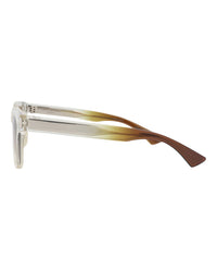 Saint Laurent Saint Laurent Unisex Square/Rectangle Crystal Crystal Brown Fashion Designer Eyewear