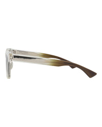 Saint Laurent Saint Laurent Unisex Square/Rectangle Crystal Crystal Green Fashion Designer Eyewear