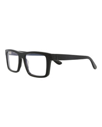 Saint Laurent Saint Laurent Unisex Square/Rectangle Black Black Transparent Fashion Designer Eyewear