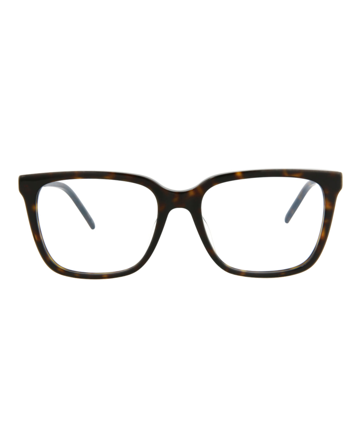 Saint Laurent Womens Square/Rectangle Havana Havana Transparent Fashion Designer Eyewear