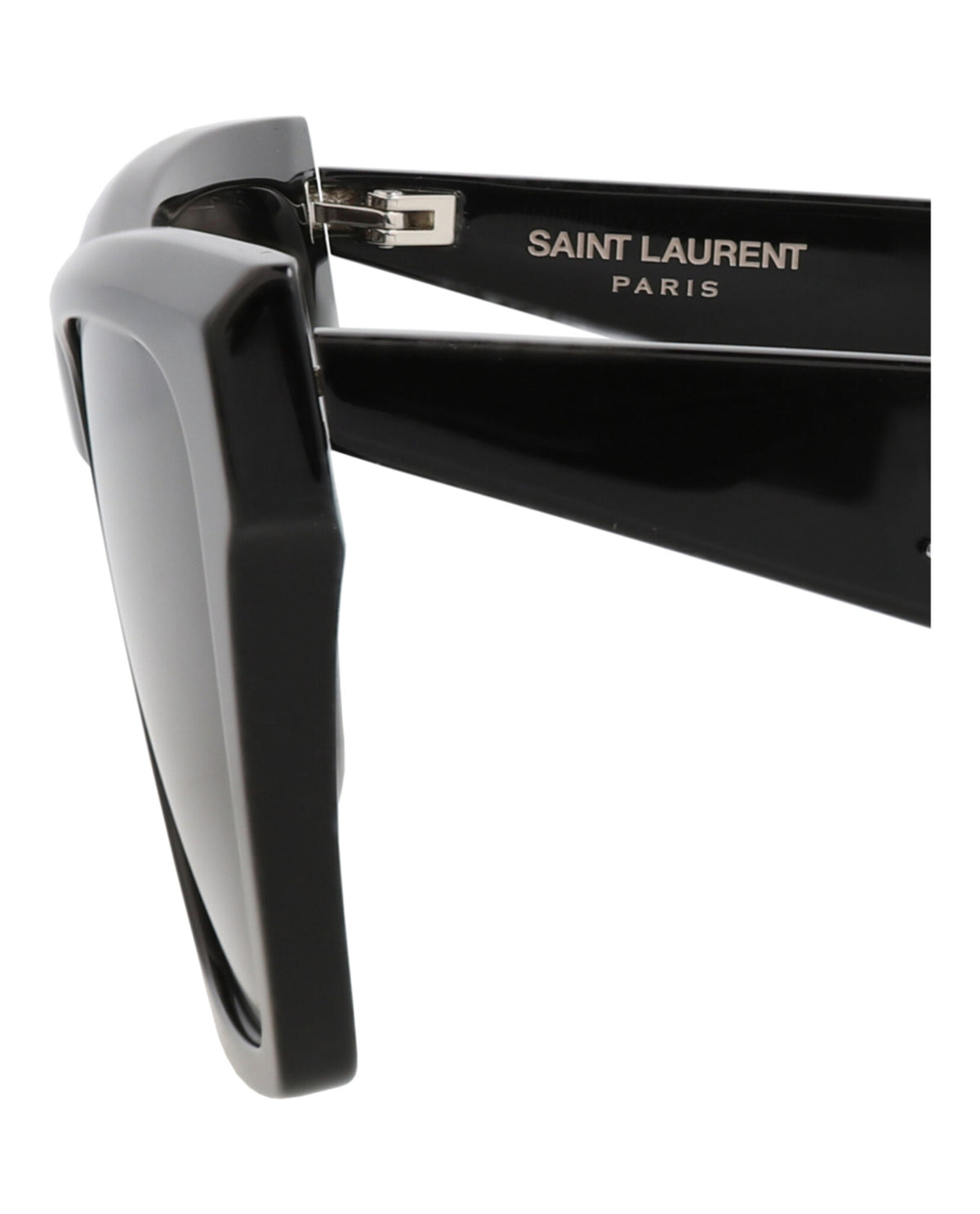 Saint Laurent Saint Laurent Womens Cat Eye Black Black Black Fashion Designer Eyewear