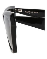 Saint Laurent Saint Laurent Womens Cat Eye Black Black Black Fashion Designer Eyewear