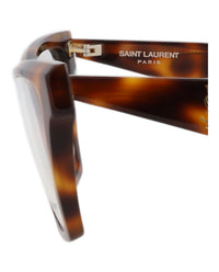 Saint Laurent Saint Laurent Womens Cat Eye Havana Havana Transparent Fashion Designer Eyewear