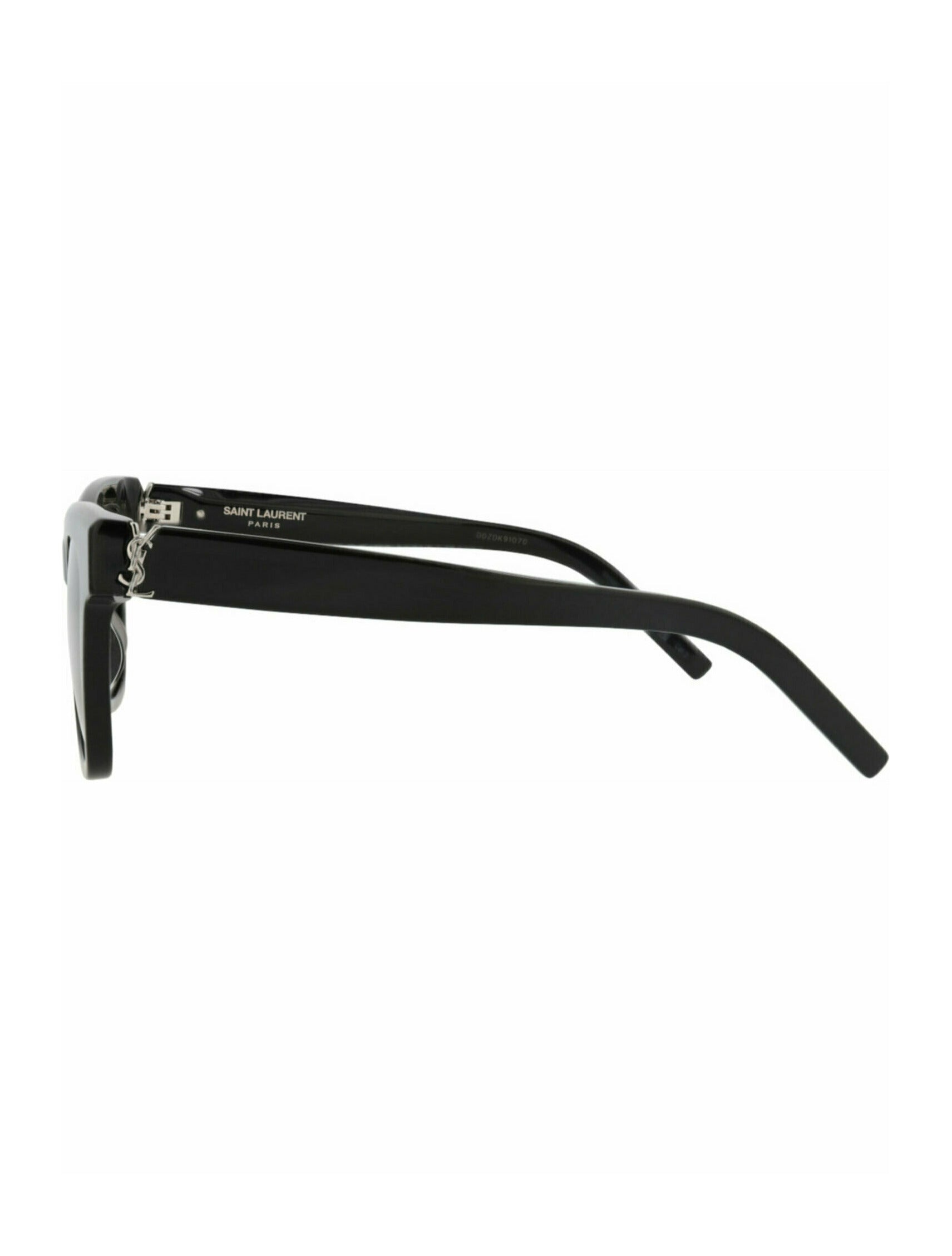 Saint Laurent Saint Laurent Womens Cat Eye Black Black Black Fashion Designer Eyewear