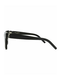 Saint Laurent Saint Laurent Womens Cat Eye Black Black Black Fashion Designer Eyewear