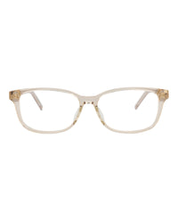 Saint Laurent Saint Laurent Womens Square/Rectangle Nude Nude Transparent Fashion Designer Eyewear