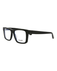 Saint Laurent Saint Laurent Unisex Square/Rectangle Black Black Transparent Fashion Designer Eyewear