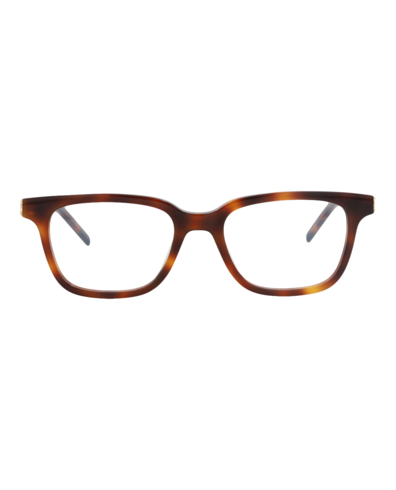 Saint Laurent Saint Laurent Womens Square/Rectangle Havana Havana Transparent Fashion Designer Eyewear