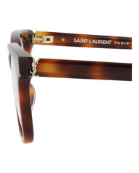 Saint Laurent Saint Laurent Womens Square/Rectangle Havana Havana Transparent Fashion Designer Eyewear