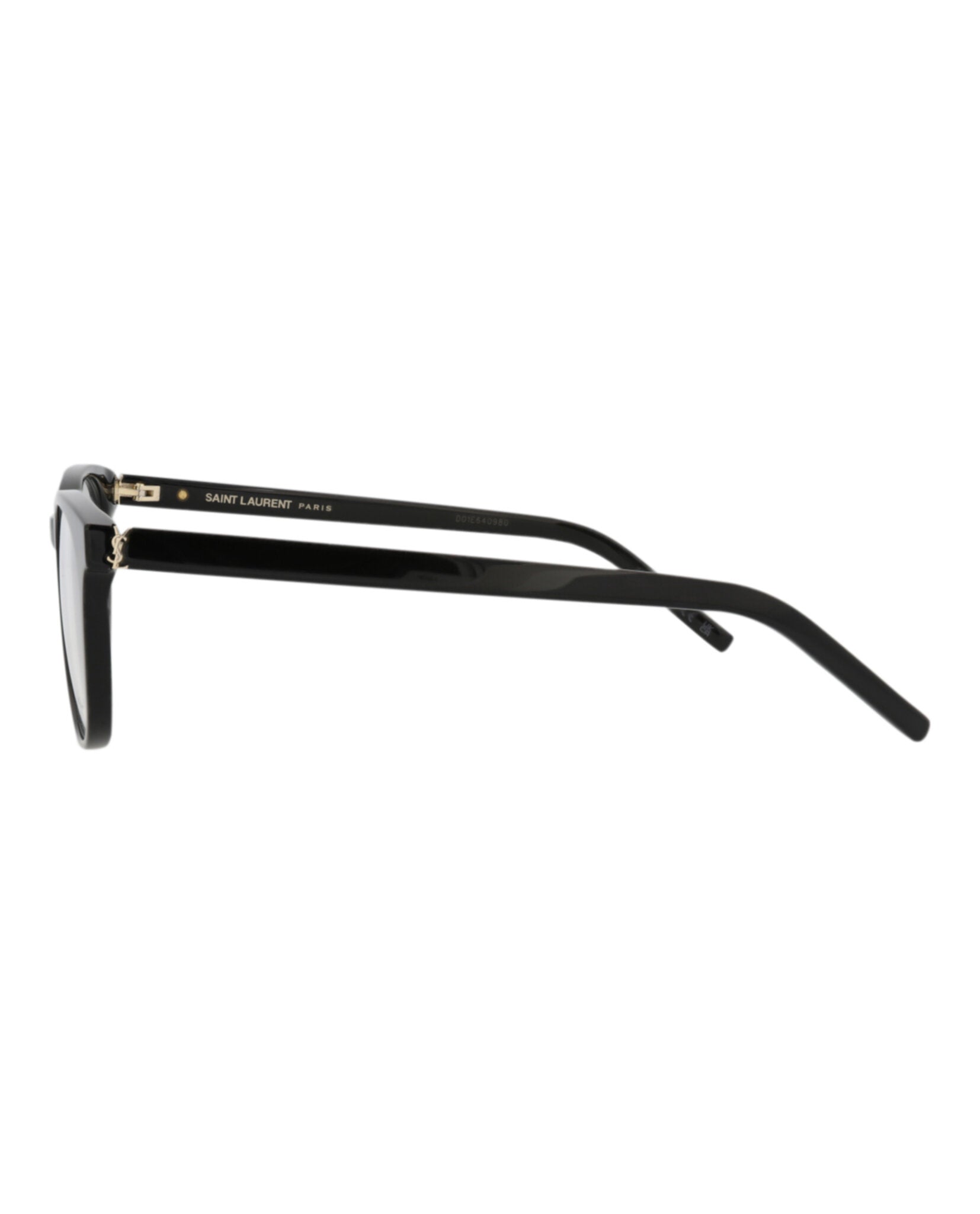 Saint Laurent Womens Round/Oval Black Black Transparent Fashion Designer Eyewear