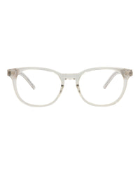 Saint Laurent Saint Laurent Womens Round/Oval Beige Beige Transparent Fashion Designer Eyewear