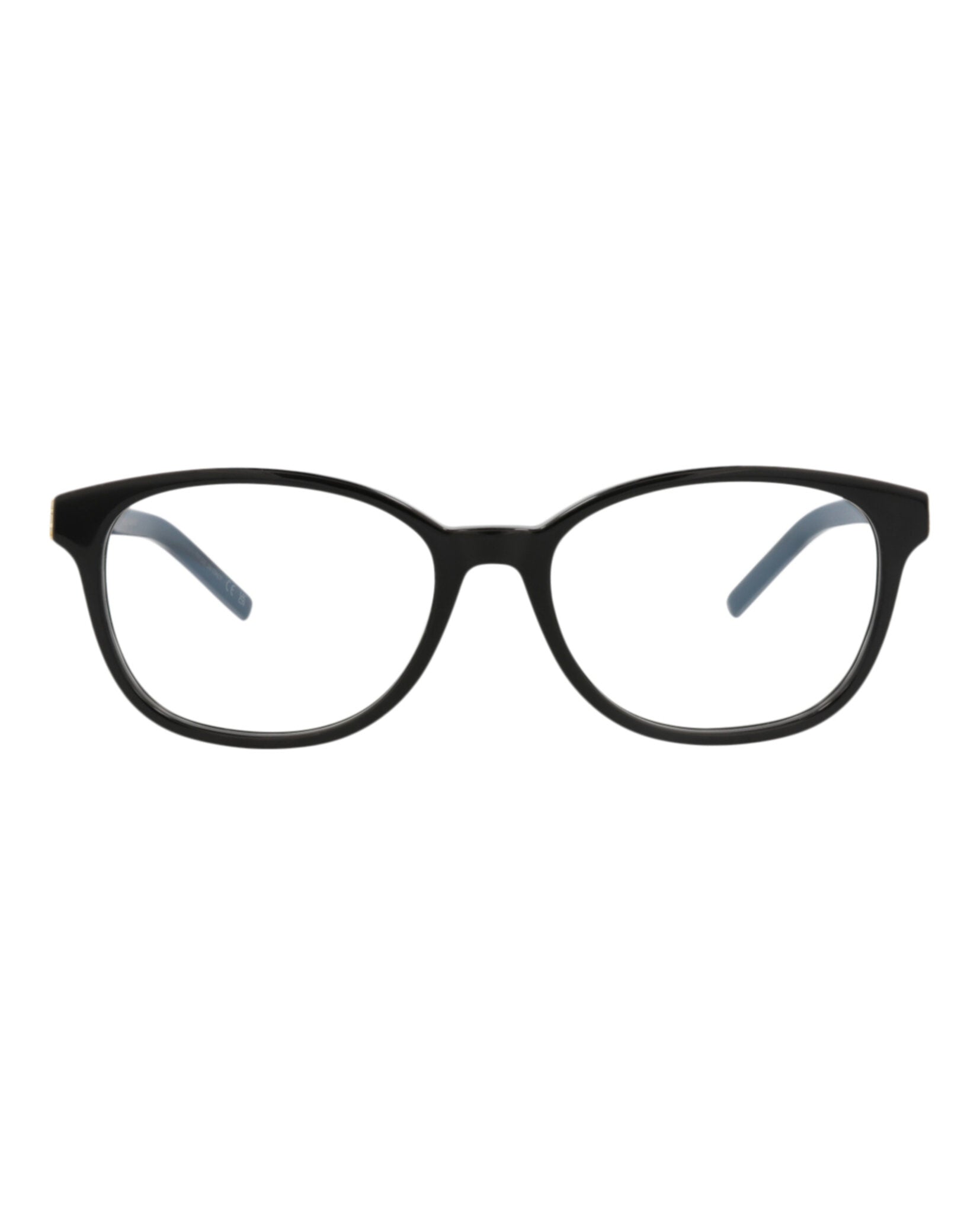 Saint Laurent Saint Laurent Womens Cat Eye Black Black Transparent Fashion Designer Eyewear