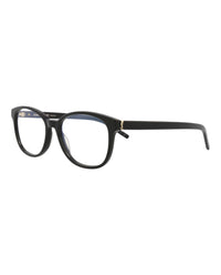 Saint Laurent Saint Laurent Womens Cat Eye Black Black Transparent Fashion Designer Eyewear
