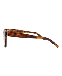Saint Laurent Saint Laurent Womens Square/Rectangle Havana Havana Transparent Fashion Designer Eyewear