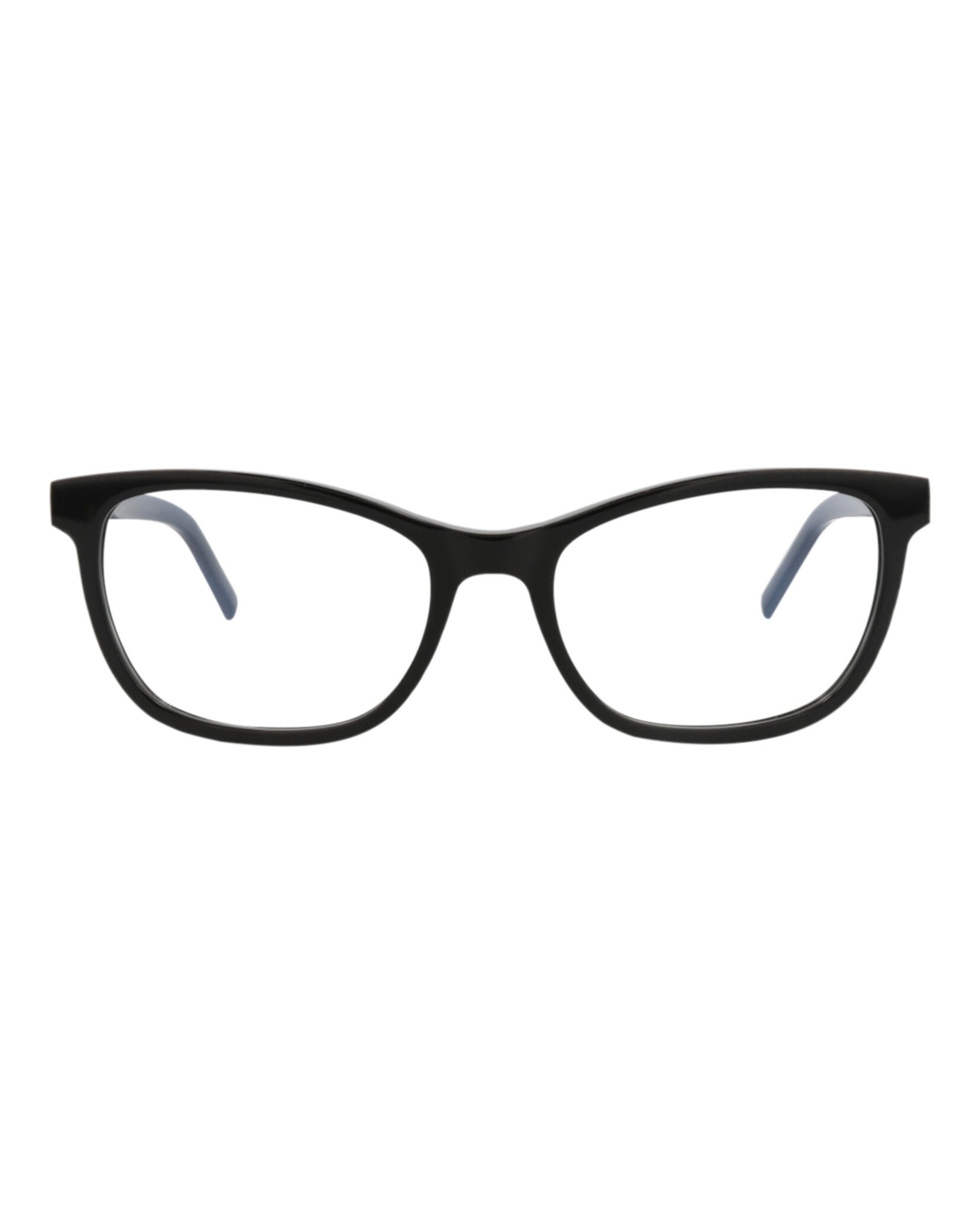Saint Laurent Saint Laurent Womens Cat Eye Black Black Transparent Fashion Designer Eyewear