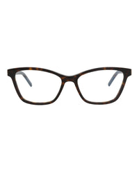 Saint Laurent Womens Cat Eye Havana Havana Transparent Fashion Designer Eyewear
