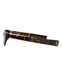 Saint Laurent Saint Laurent Womens Cat Eye Havana Havana Grey Fashion Designer Eyewear