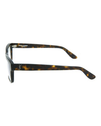 Saint Laurent Saint Laurent Unisex Square/Rectangle Avana Avana Transparent Fashion Designer Eyewear