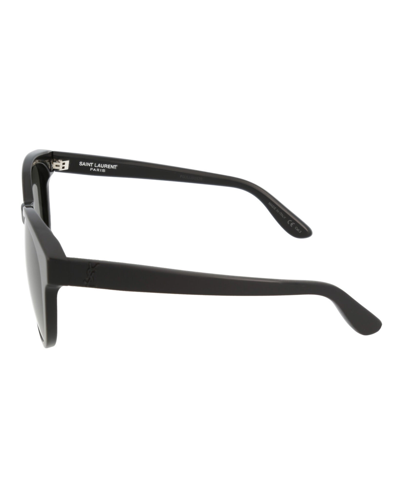 Saint Laurent Unisex Round/Oval Shiny Black Fashion Designer