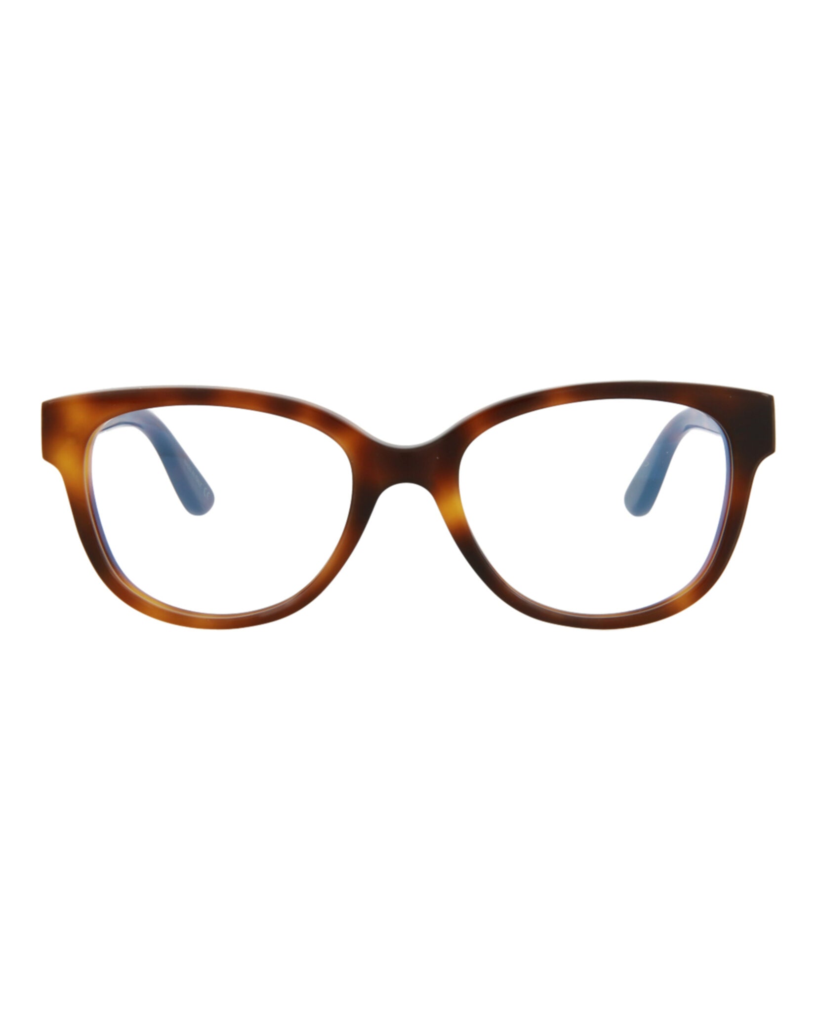 Saint Laurent Saint Laurent Womens Round/Oval Havana Havana Transparent Fashion Designer Eyewear