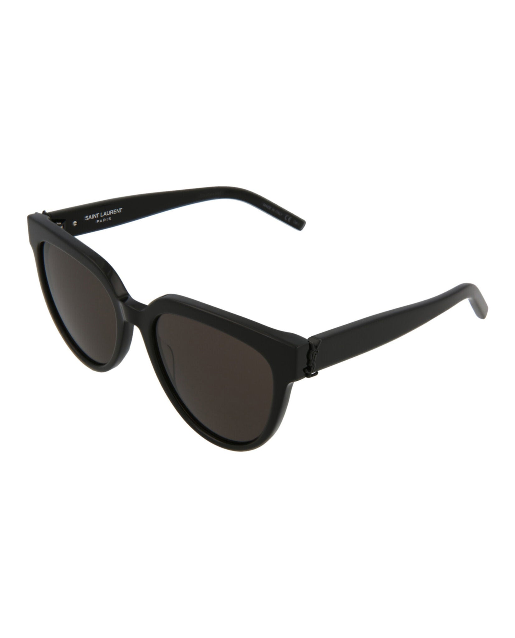 Saint Laurent Womens Cat Eye Black Black Black Fashion Designer Eyewear