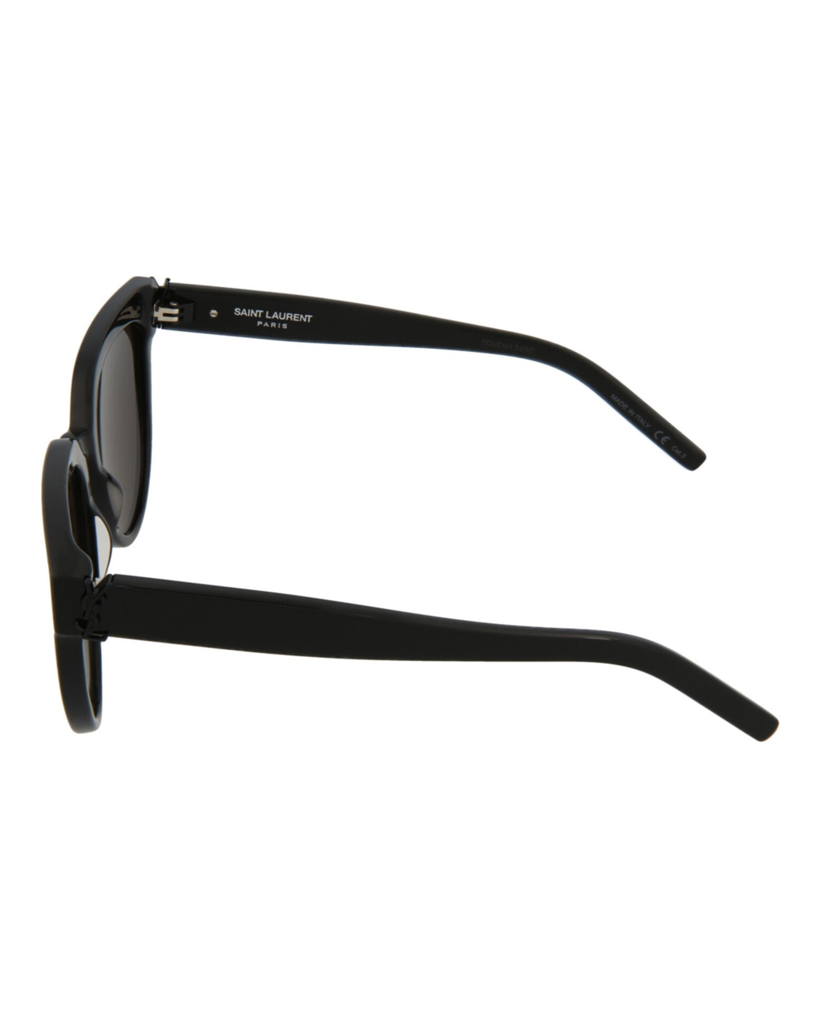 Saint Laurent Womens Cat Eye Black Black Black Fashion Designer Eyewear