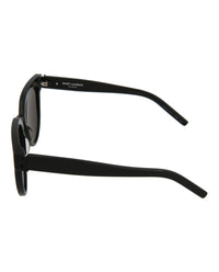 Saint Laurent Womens Cat Eye Black Black Black Fashion Designer Eyewear