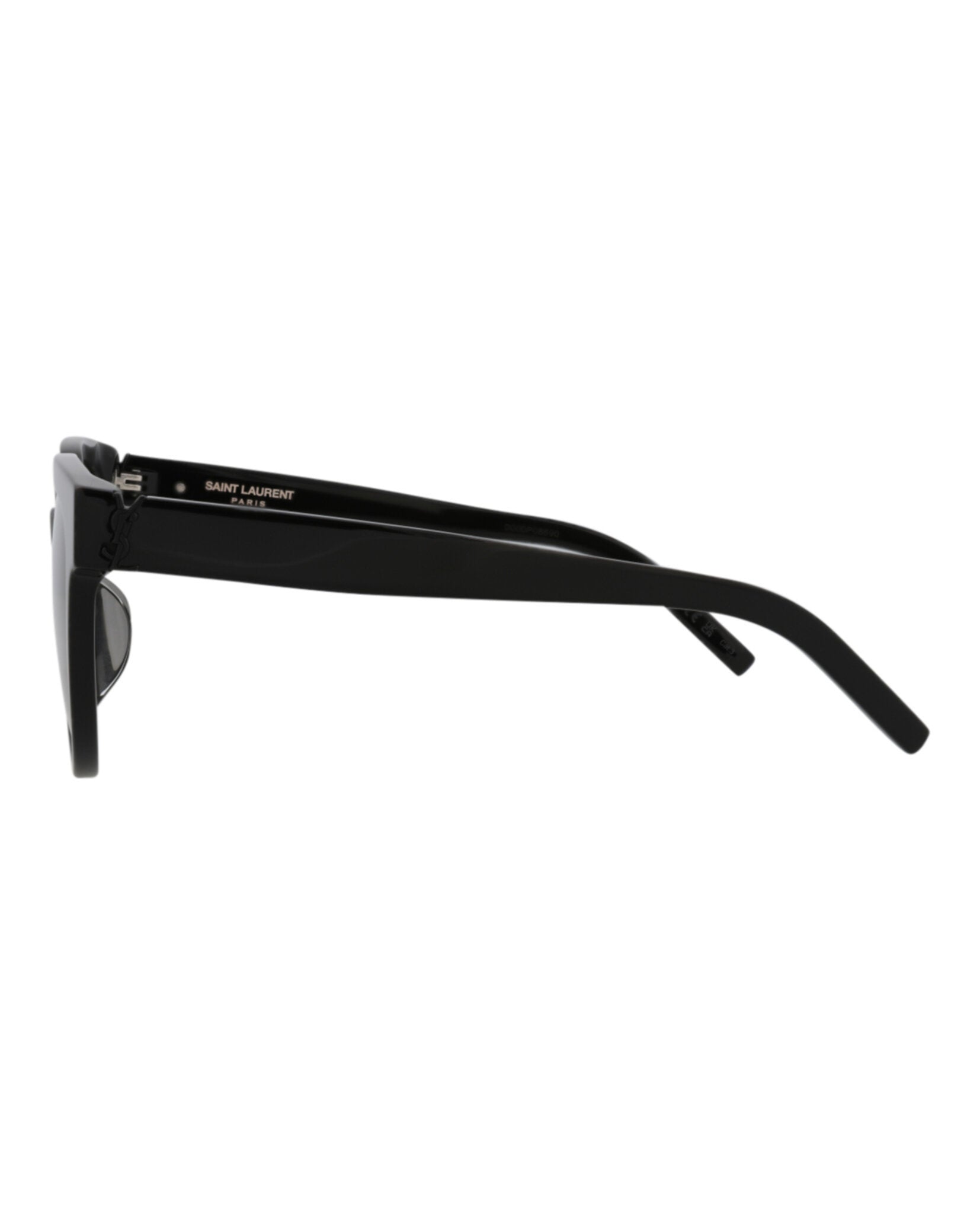Saint Laurent Womens Cat Eye Black Black Black Fashion Designer Eyewear