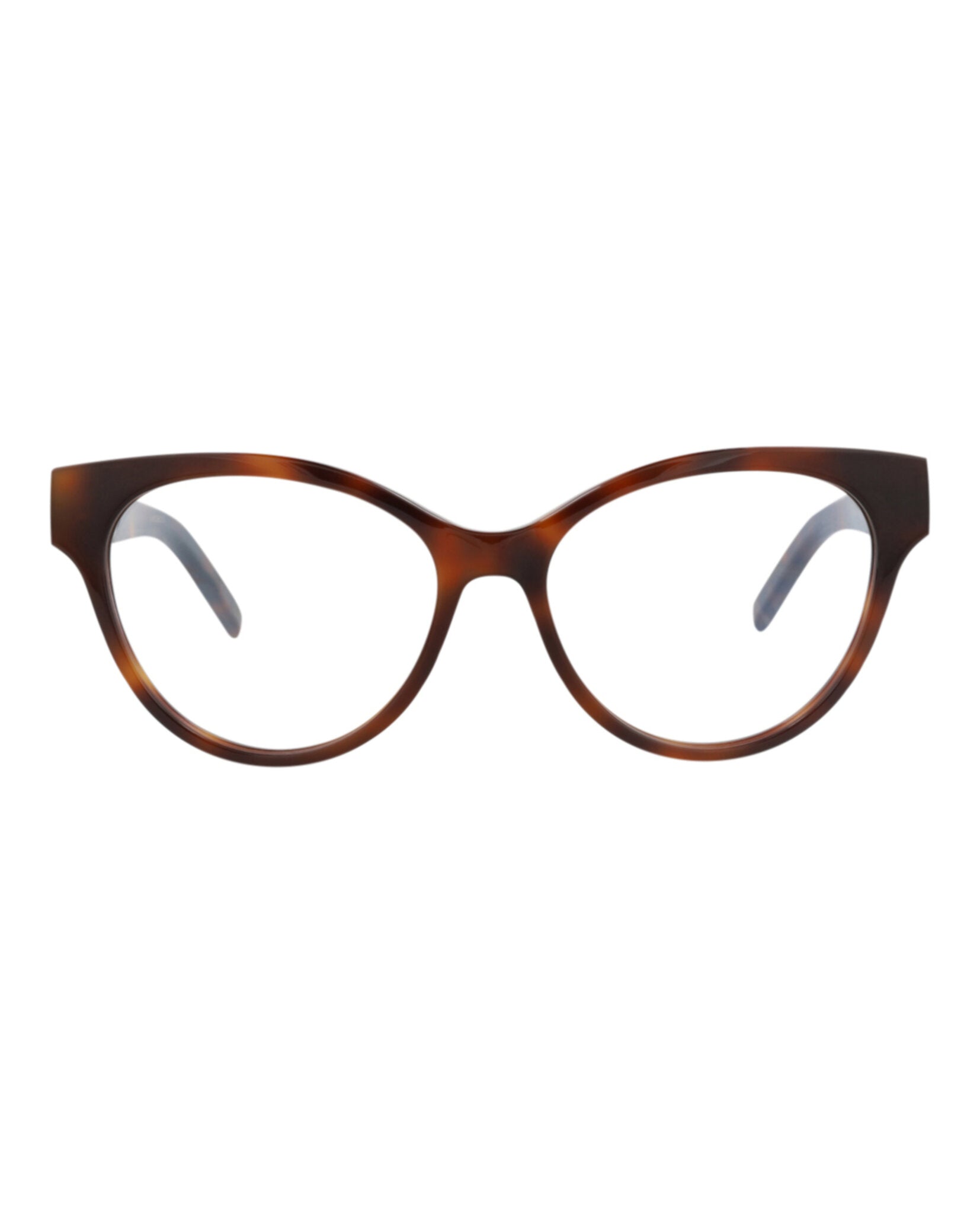 Saint Laurent Saint Laurent Womens Cat Eye Havana Havana Transparent Fashion Designer Eyewear