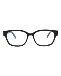 Saint Laurent Saint Laurent Womens Square/Rectangle Black Black Transparent Fashion Designer Eyewear