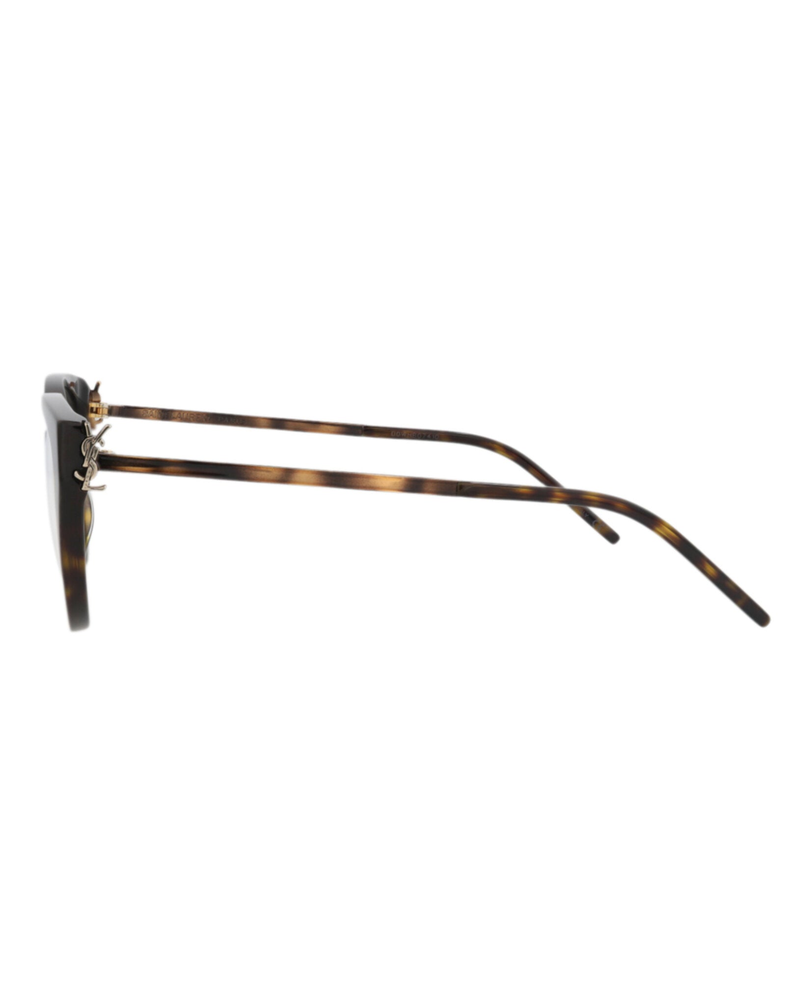 Saint Laurent Saint Laurent Womens Cat Eye Havana Gold Transparent Fashion Designer Eyewear
