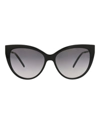 Saint Laurent Saint Laurent Womens Cat Eye Black Black Smoke Fashion Designer Eyewear