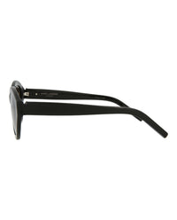 Saint Laurent Womens Cat Eye Black Black Black Fashion Designer Eyewear