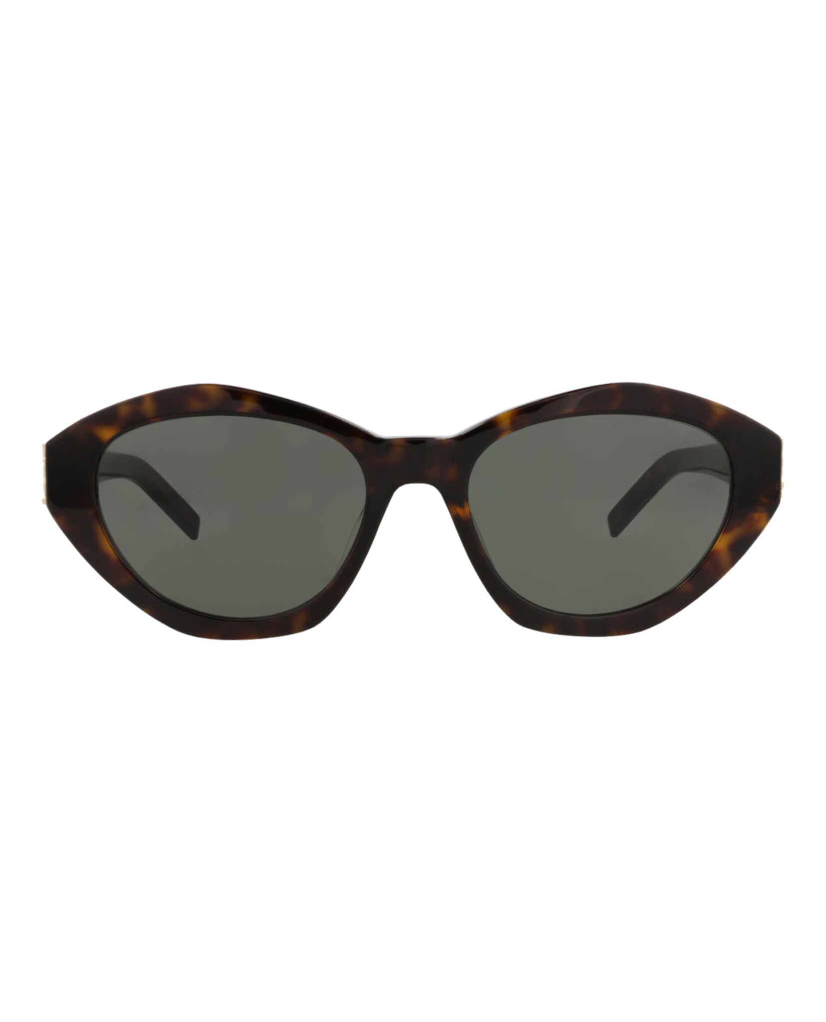 Saint Laurent Womens Cat Eye Havana Havana Grey Fashion Designer Eyewear