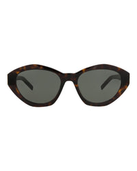 Saint Laurent Womens Cat Eye Havana Havana Grey Fashion Designer Eyewear