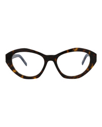 Saint Laurent Womens Cat Eye Havana Havana Transparent Fashion Designer Eyewear