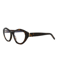 Saint Laurent Womens Cat Eye Havana Havana Transparent Fashion Designer Eyewear
