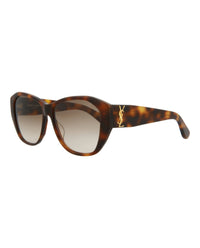 Saint Laurent Womens Round/Oval Avana Avana Brown Fashion Designer Eyewear