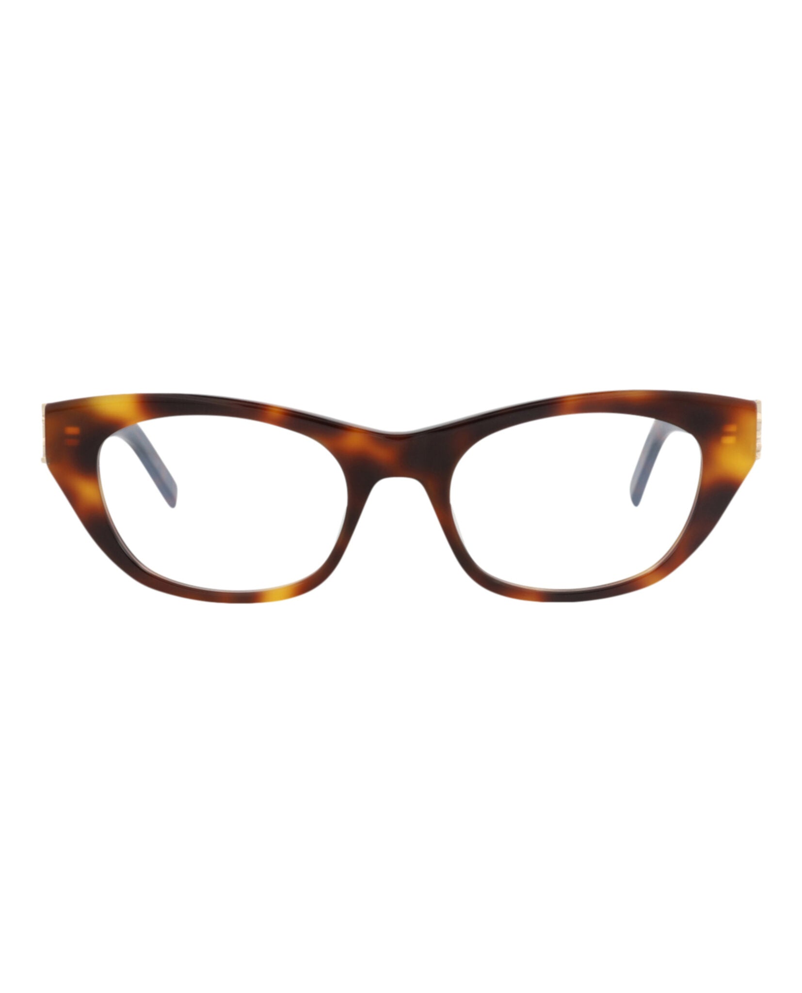 Saint Laurent Saint Laurent Womens Cat Eye Havana Havana Transparent Fashion Designer Eyewear