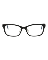 Saint Laurent Saint Laurent Womens Square/Rectangle Black Silver Transparent Fashion Designer Eyewear