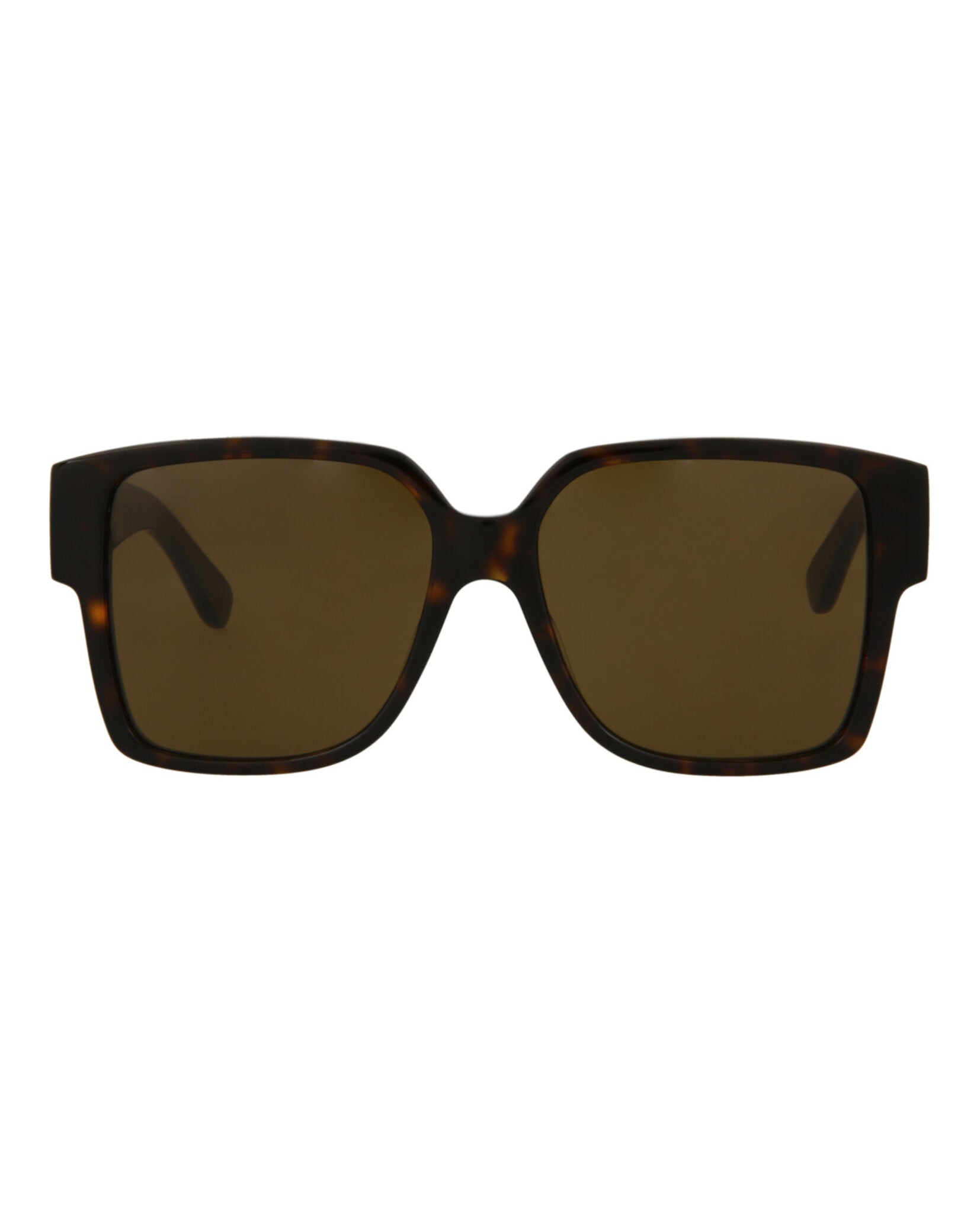 Saint Laurent Unisex Square/Rectangle Avana Avana Brown Fashion Designer Eyewear