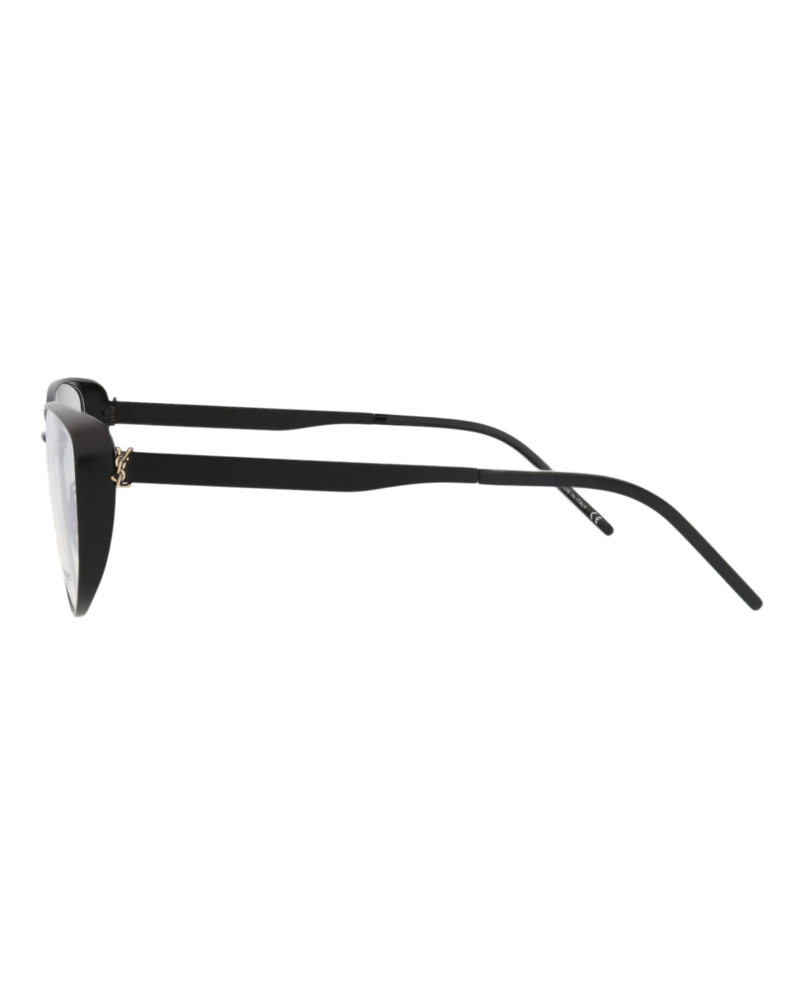 Saint Laurent Womens Cat Eye Black Black Transparent Fashion