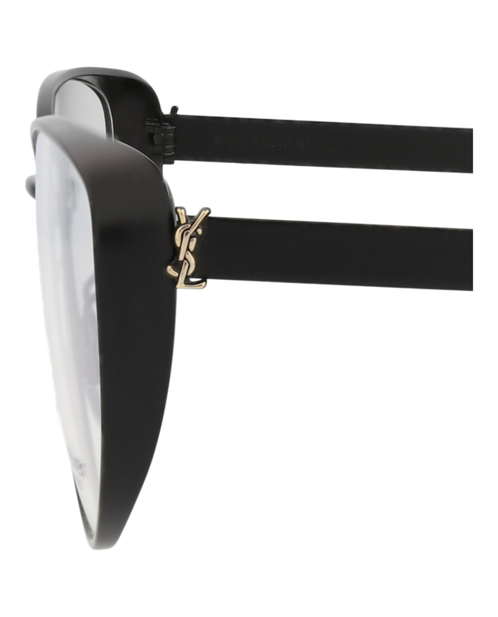 Saint Laurent Womens Cat Eye Black Black Transparent Fashion