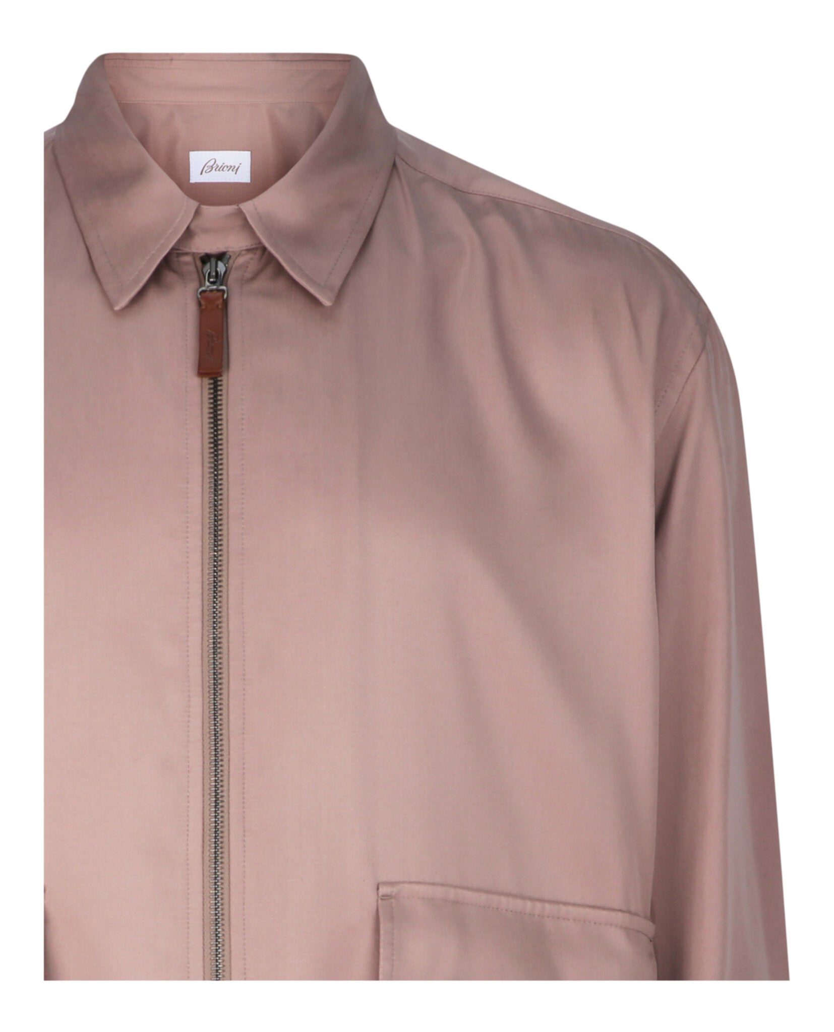 Brioni Mens Point-Collar Bomber Jacket